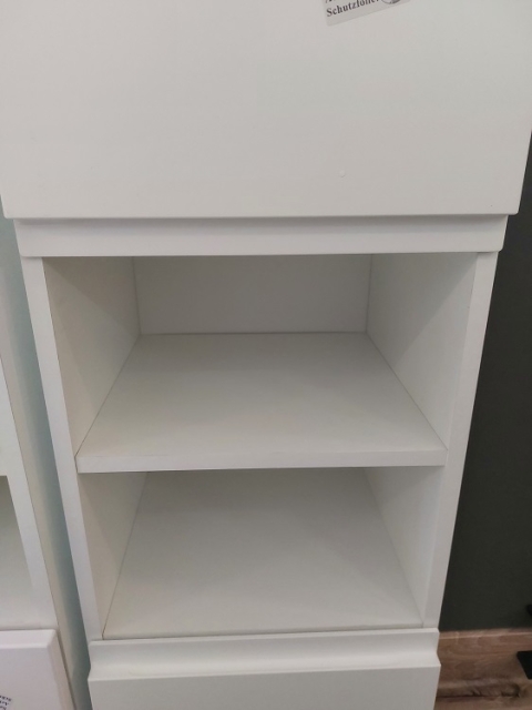 Hochschrank Standschrank Badschrank Regal Schrank 8241 SALINAS Wei� Ausstellung B�H