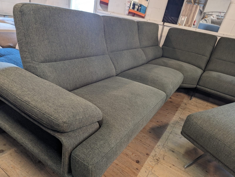 Ecksofa Polsterecke Sofa Couch Elegance + Hocker Versand mglich Bhne