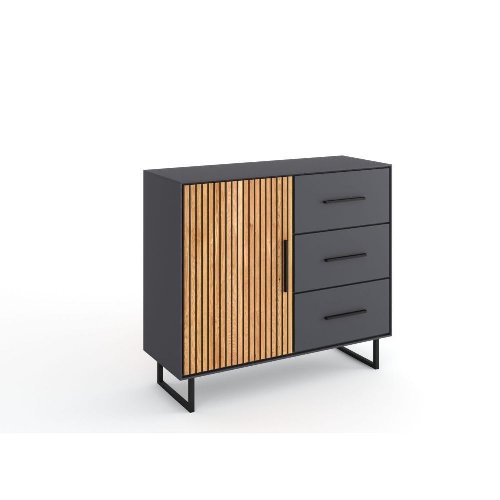 Kommode Anrichte Stauraum Sideboard 3 4 1 0 Eiche teilmassiv