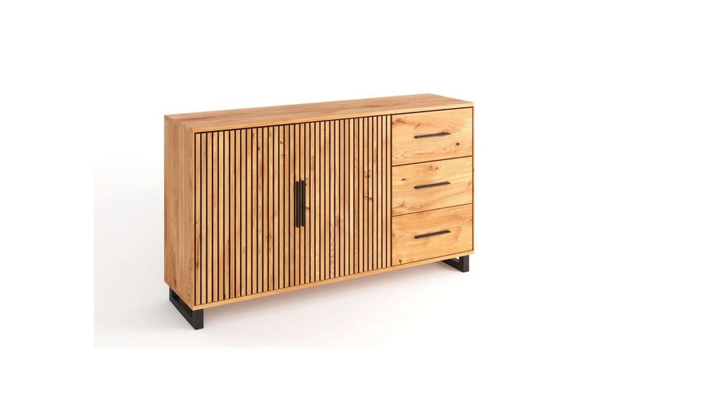 Sideboard Anrichte Kommode Vitrine 3 2 1 1 Eiche furniert