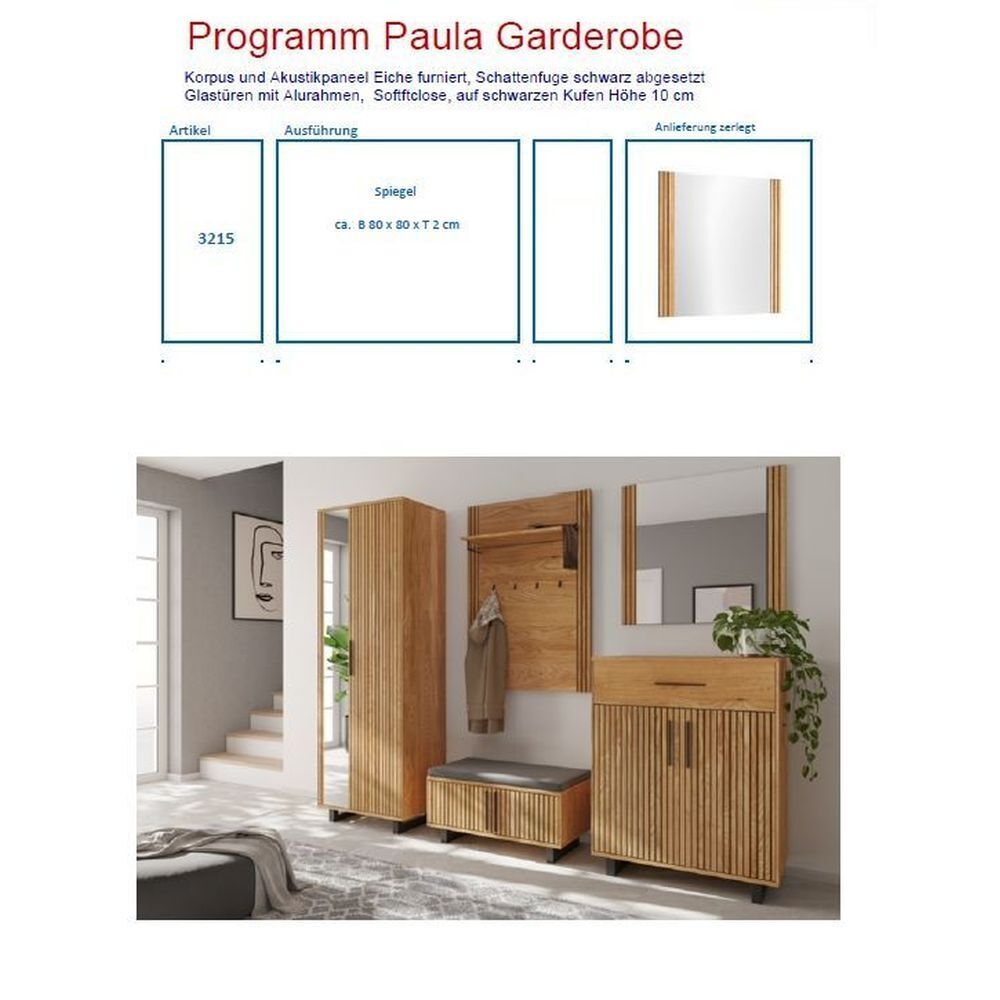 Wandregal Wandboard Regal Wandpaneel 3 2 0 8 Eiche furniert