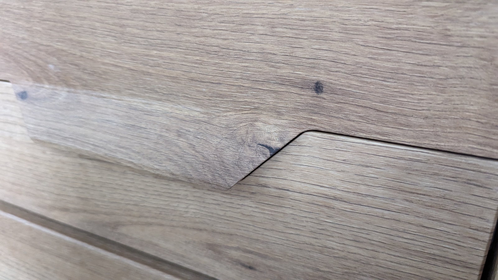 Kommode Wohnzimmerschrank Wandschrank Schrank ZENO Evoke Oak Nachbildung SoPo B�H