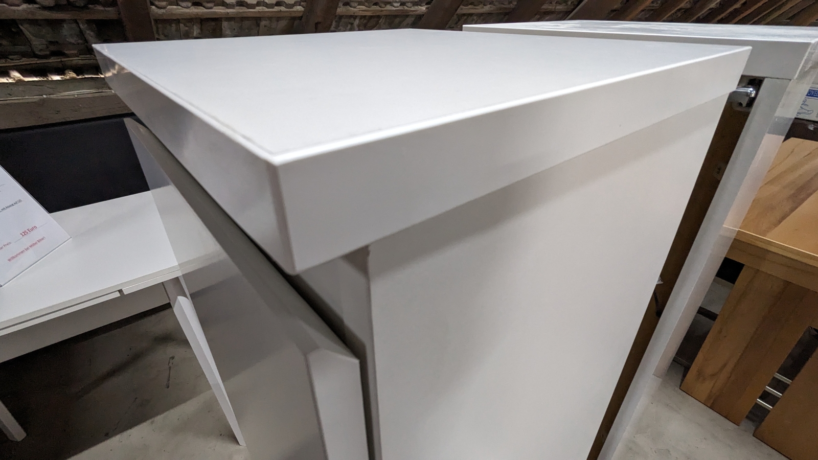 Schmaler Hochschrank Badschrank Schrank LOVE SPA Wei� SoPo B�H