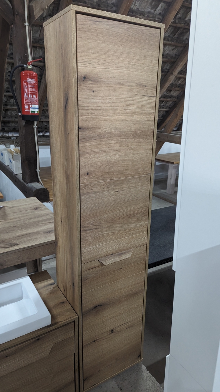 Badschrank Hochschrank Schrank ZENO Evoke Oak Nachbildung SoPo B�H