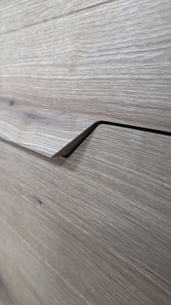 Badschrank Hochschrank Schrank ZENO Evoke Oak Nachbildung SoPo B�H