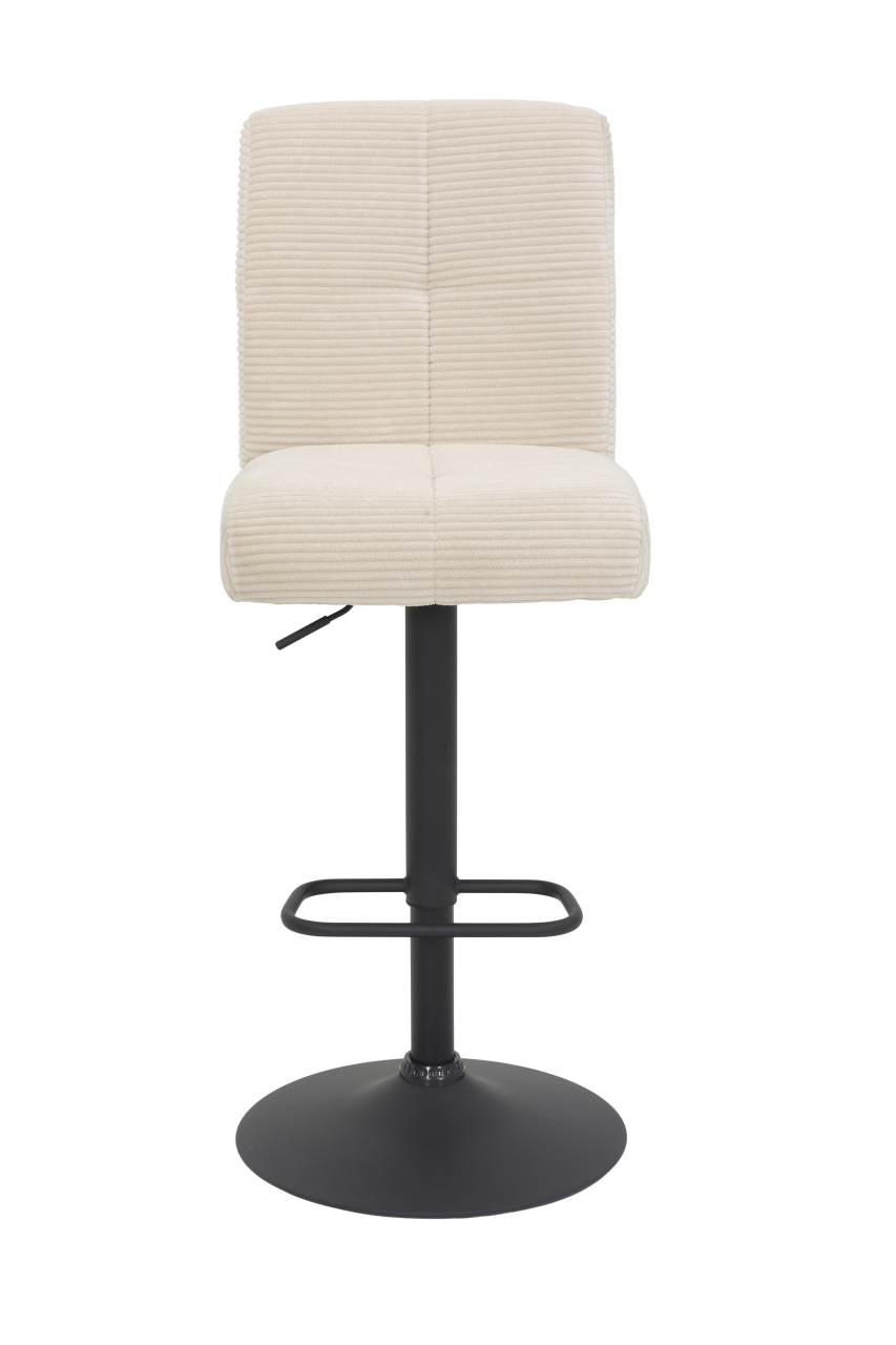 6-er SET Barhocker Hocker Barstuhl LENI I H 36 Breitcord Creme