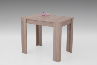 90-130x60 cm Esstisch K�chentisch Tisch Eva 63 ausziehbar Eiche Sonoma Dekor