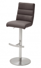 6-er SET Barhocker Hocker Barstuhl GIULIA B Echt Leder Braun GBBE20BX