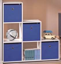 Faltkiste Stauraum Faltbox Spielzeugkiste Aufbewahrung Ordnungshelfer WINNY Blau